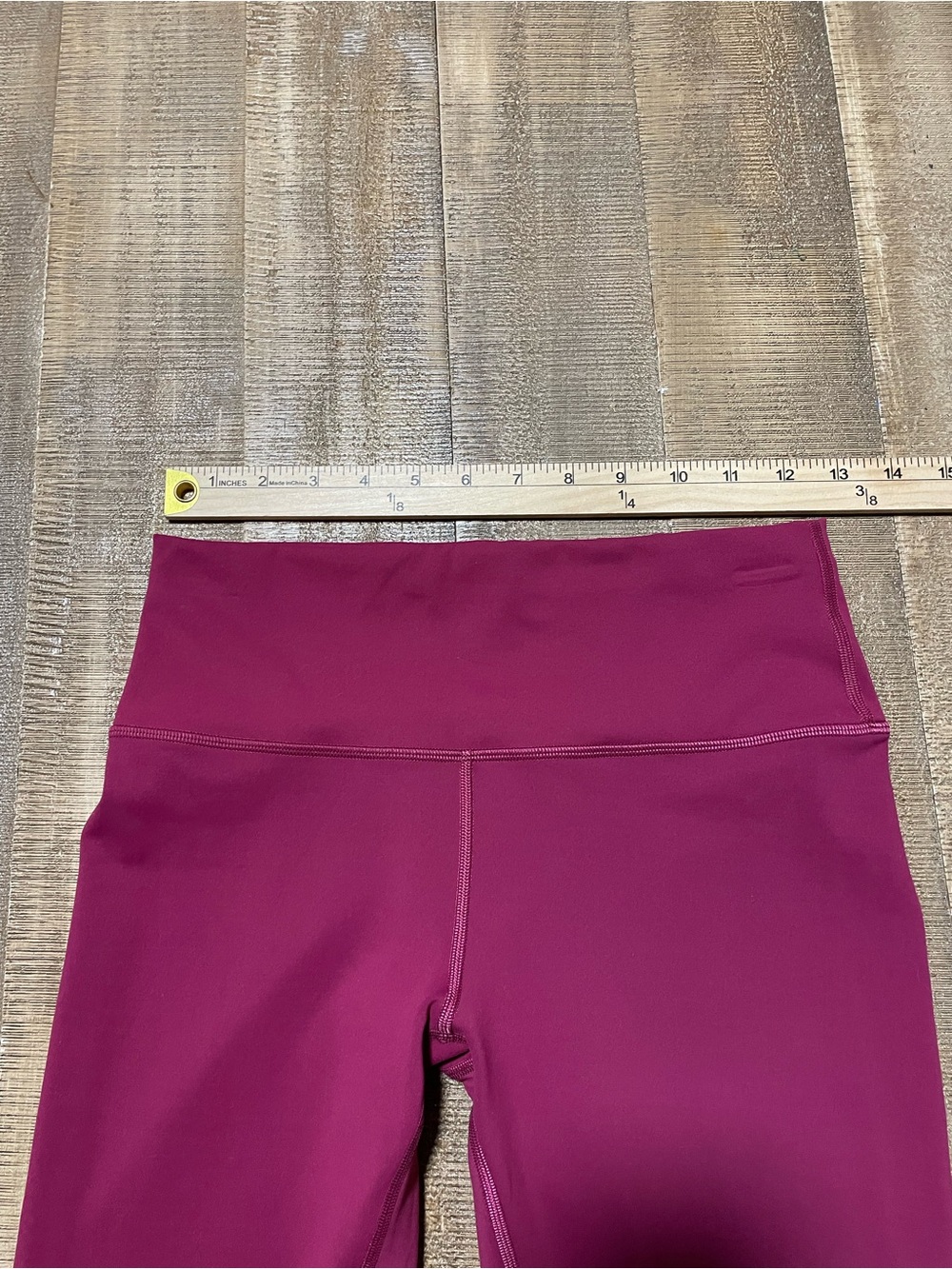 lululemon athletica Deep Raspberry Performance Leggings - Picture 7 of 7